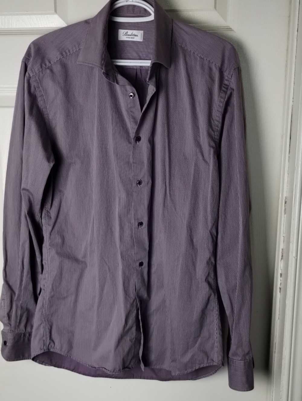 Boardroom Classics Men's Lightweight Long-Sleeve Shirt in Dusty Lavender